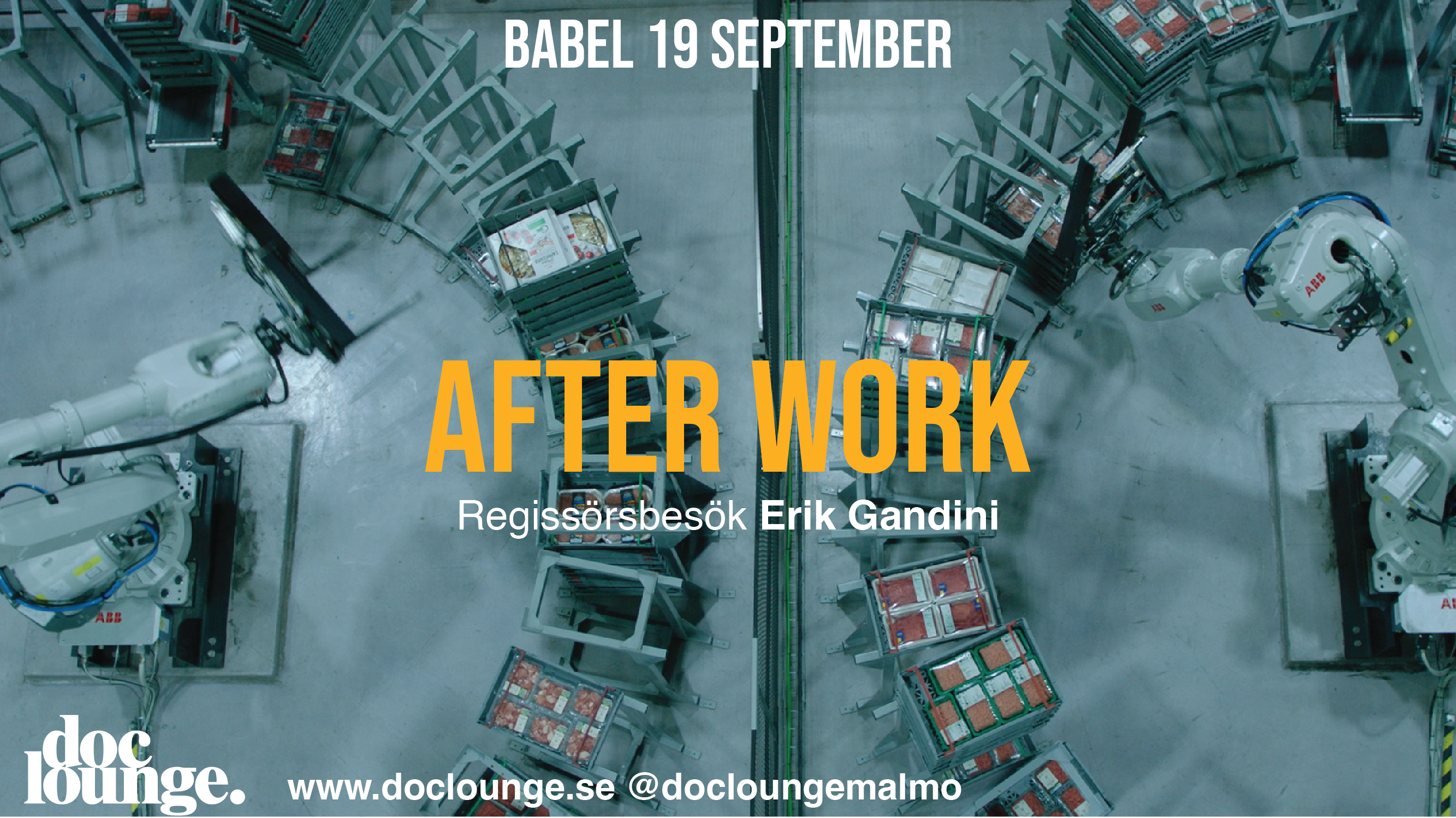 Doc Lounge pres. After Work.  Regissörssamtal Erik Gandini. 