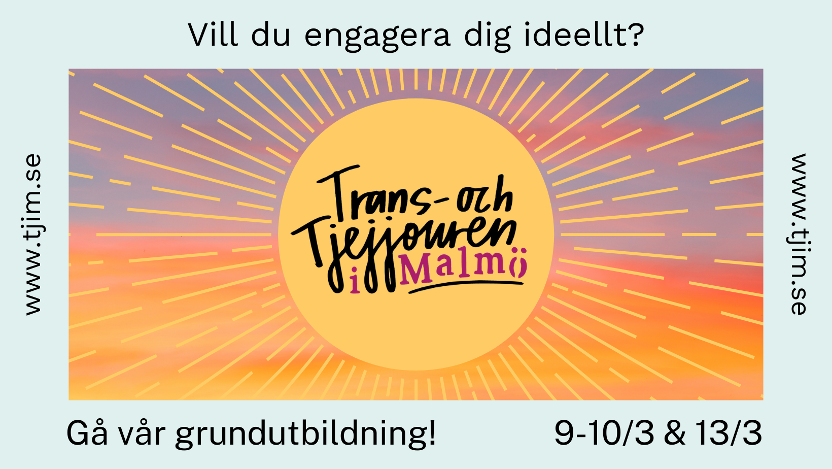 Gå Trans- och Tjejjouren i Malmös grundutbildning 9-10/3 & 13/3! <3