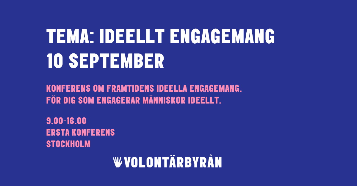 Programmet är släppt till TEMA: Ideellt engagemang