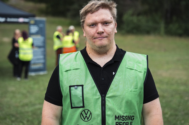Martin är utbildare i Missing People