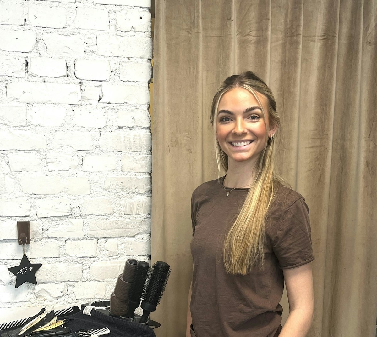 Evelina är frisör på hospice