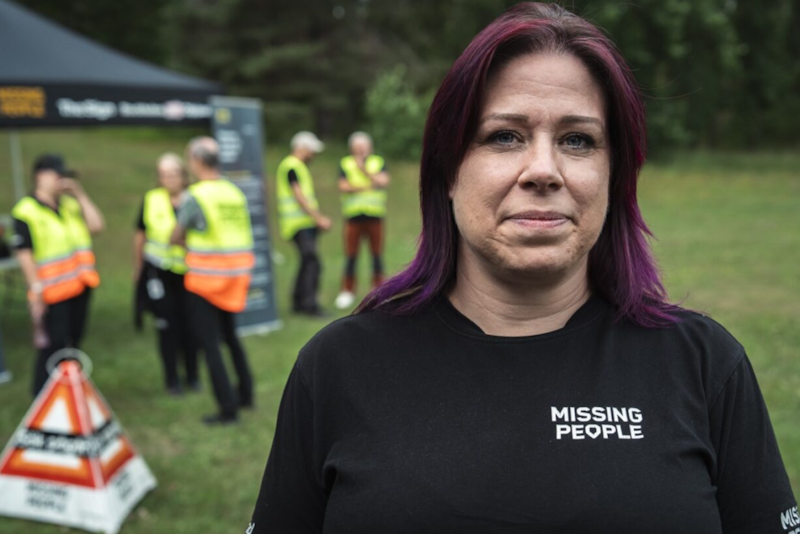 Therese leder sökinsatser för Missing People