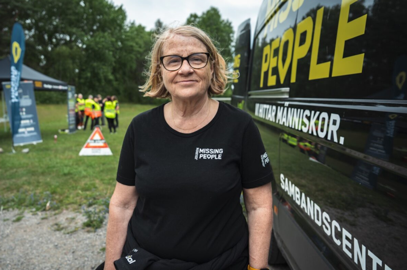 Ann-Katrin stöttar anhöriga genom Missing People