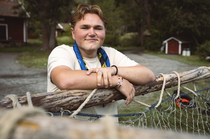 Joachim får minnen för livet som scoutledare