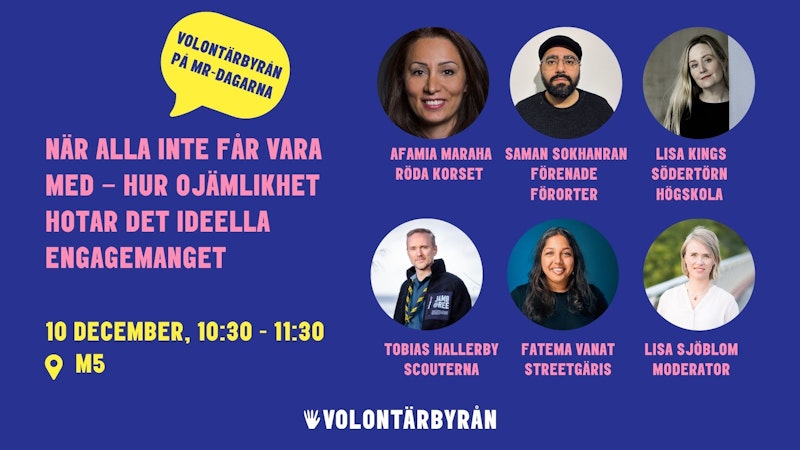 När alla inte får vara med – hur ojämlikhet hotar det ideella engagemanget