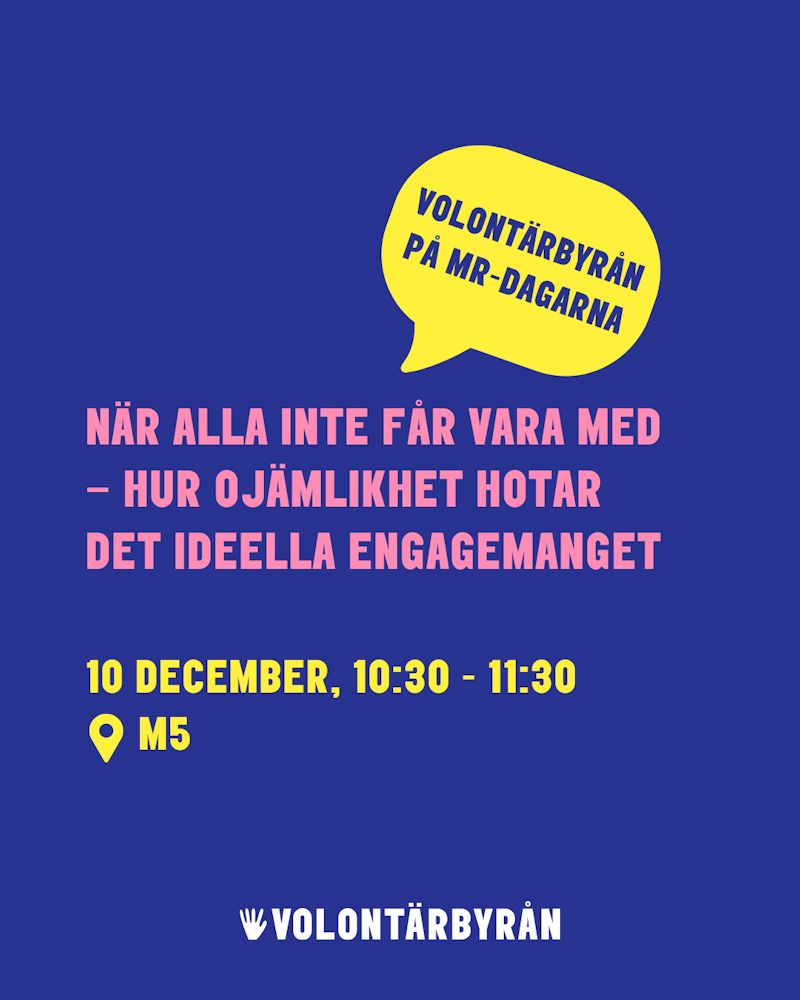 Volontärbyråns seminarium