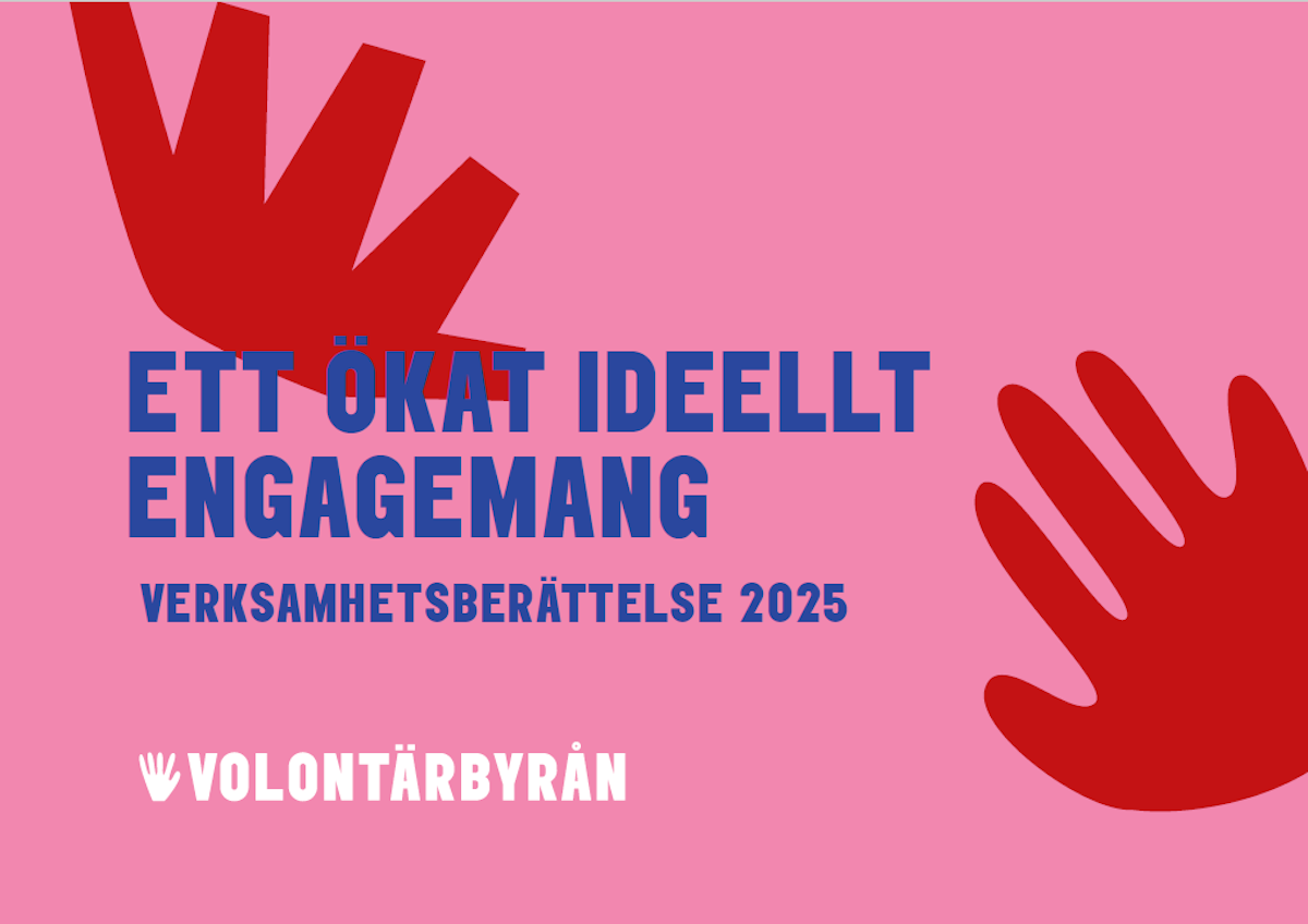 Volontärbyrån nådde rekordmånga under 2025