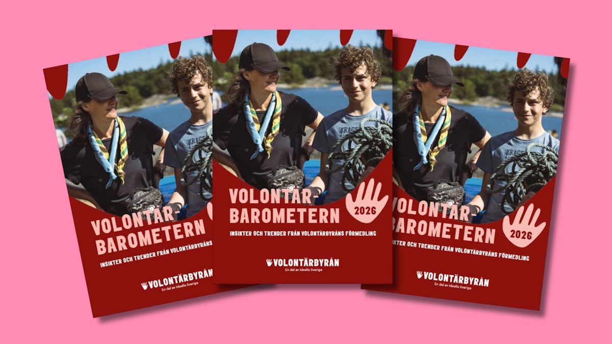 Ny Volontärbarometer visar starkt engagemang i Sverige