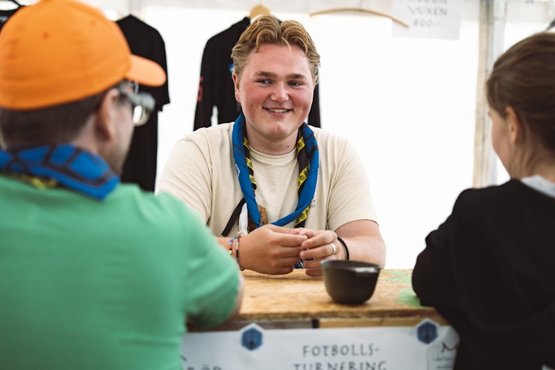 Joachim, volontär och scoutledare