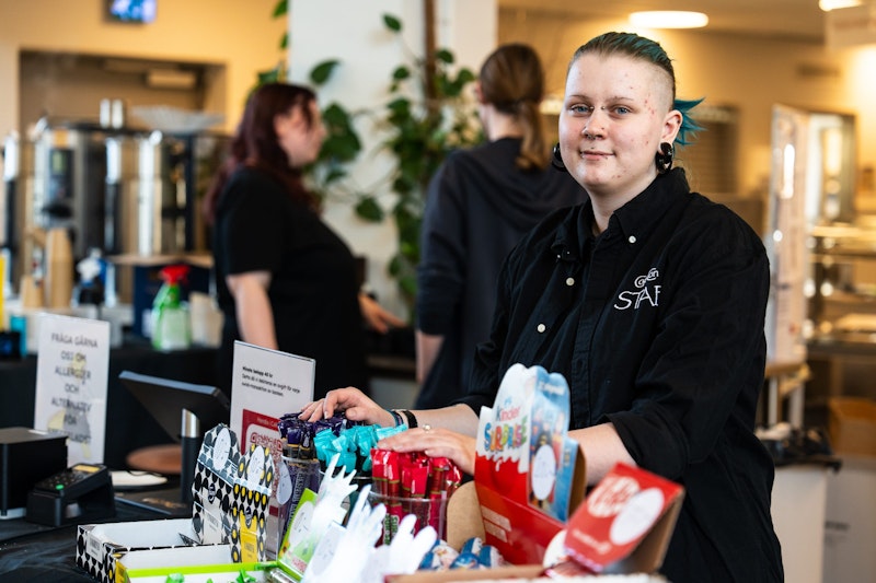 Zee, volontär på Gothcon