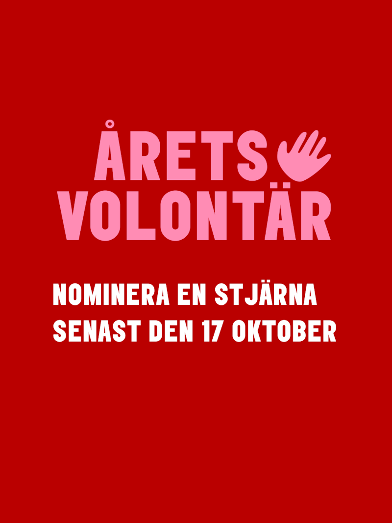 Omslag Årets volontär